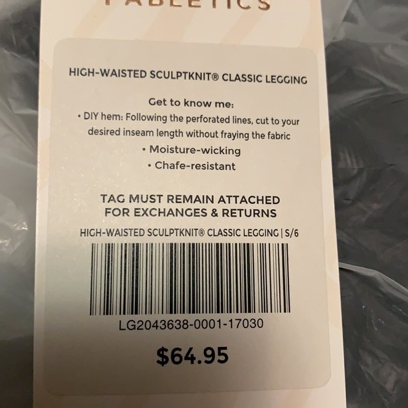 Fabletics black high waisted sculptknit leggings - Picture 8 of 12